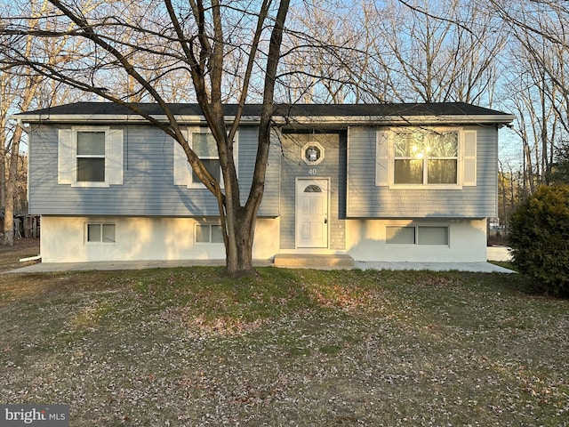 view of split foyer home