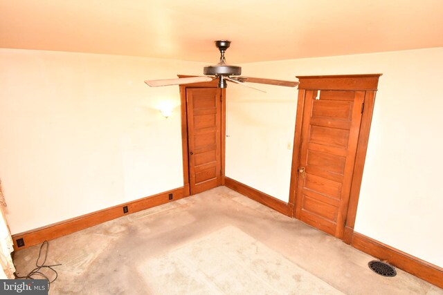 620 S Main Rd, Vineland, NJ 08360 - empty room with ceiling fan, carpet flooring, and baseboards