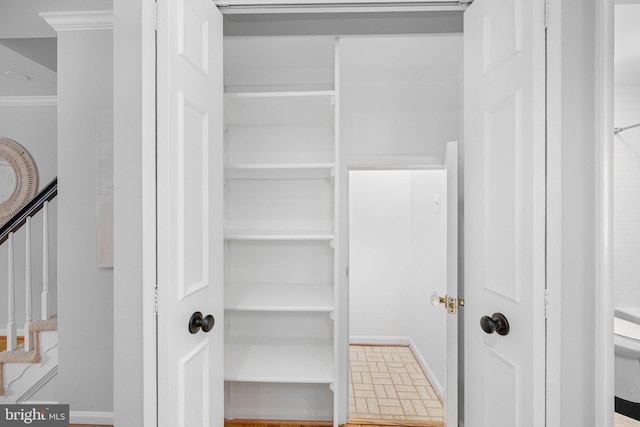 view of closet