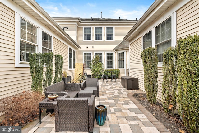 view of patio / terrace with outdoor lounge area