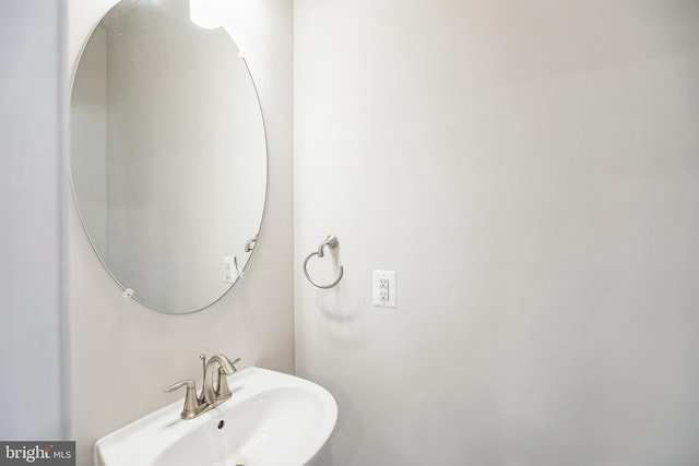 bathroom with a sink