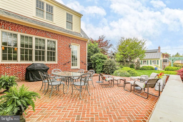 809 Cornell St, Fredericksburg, VA 22401 - view of patio / terrace with grilling area and outdoor dining space