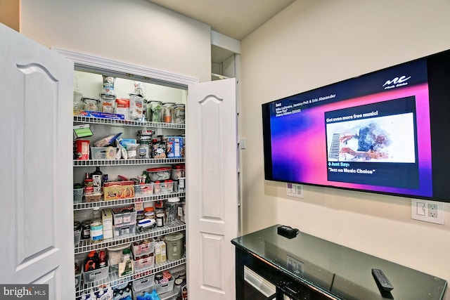 view of pantry