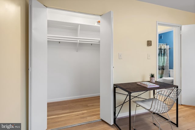 view of closet