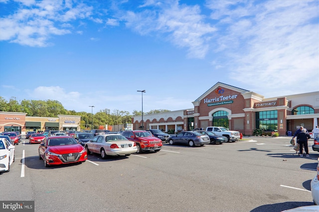 view of uncovered parking lot