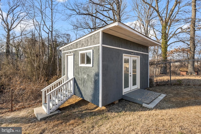 view of outdoor structure featuring an outdoor structure