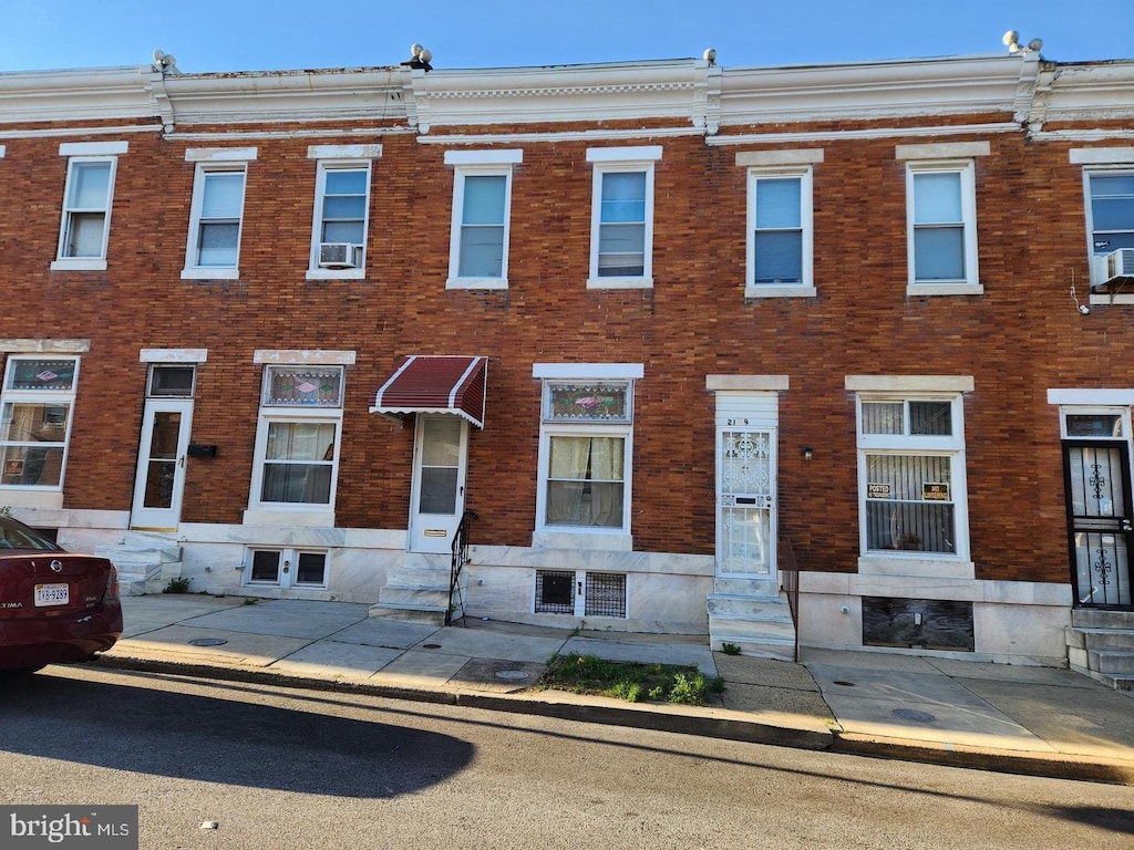 multi unit property with brick siding