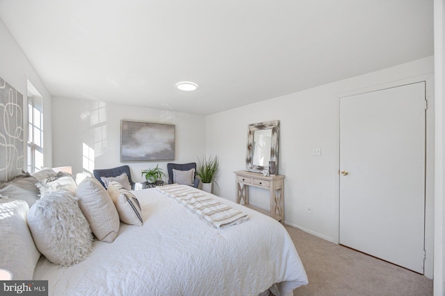 bedroom featuring carpet floors