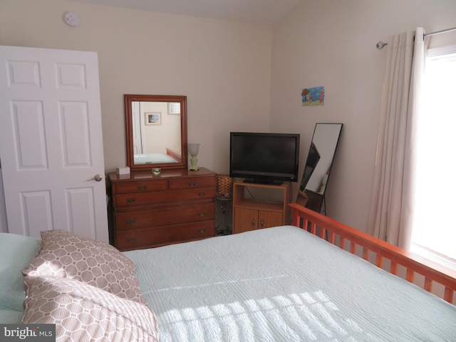 bedroom featuring multiple windows