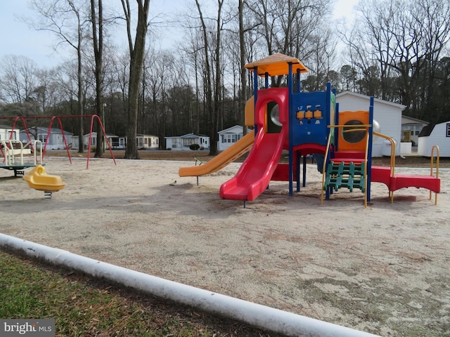 view of communal playground