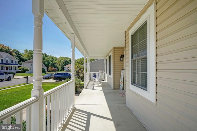 view of patio / terrace featuring a porch