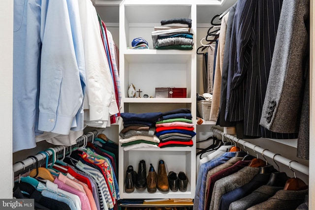 view of spacious closet