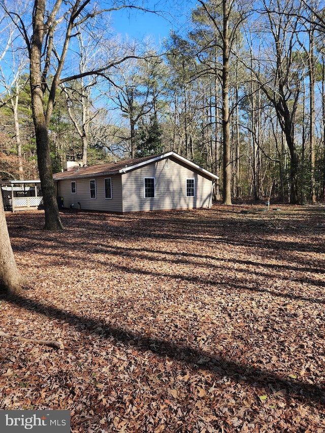 view of side of home