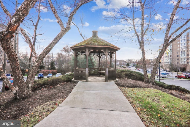 surrounding community featuring a gazebo