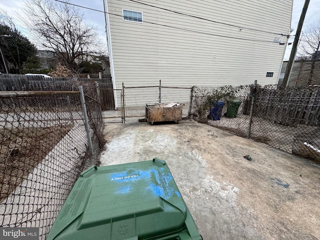 view of patio / terrace with fence