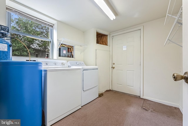 laundry room featuring laundry area and washing machine and dryer