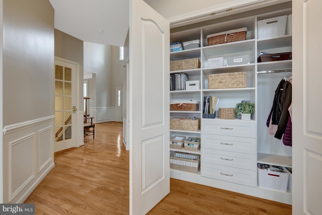 view of closet