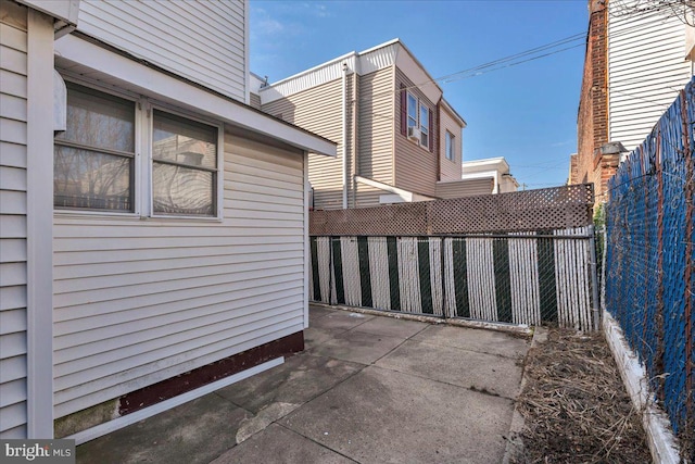 view of patio / terrace featuring a fenced backyard