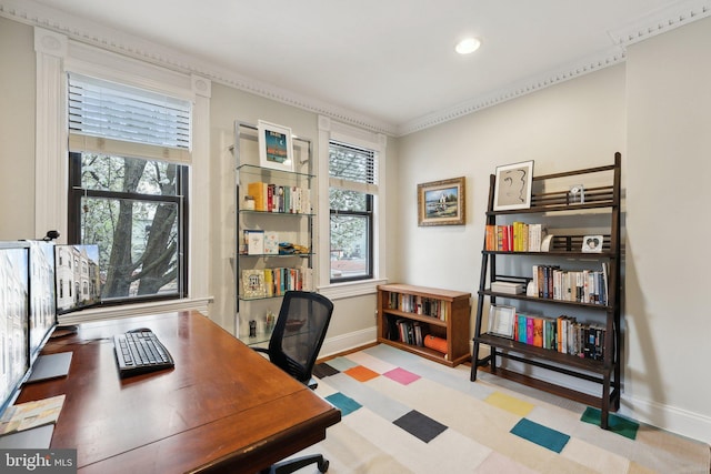 1619 Marion St NW, Washington, DC 20001 - office space featuring baseboards, healthy amount of natural light, and recessed lighting