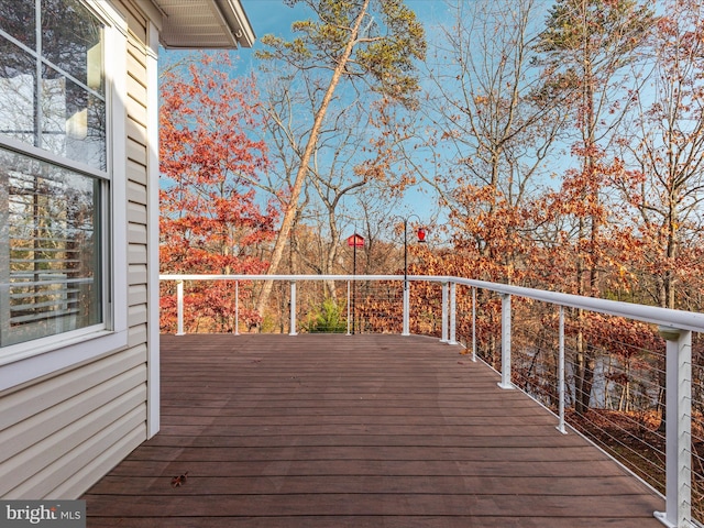 view of deck