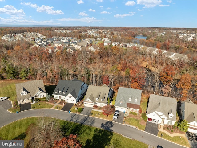 birds eye view of property featuring a residential view