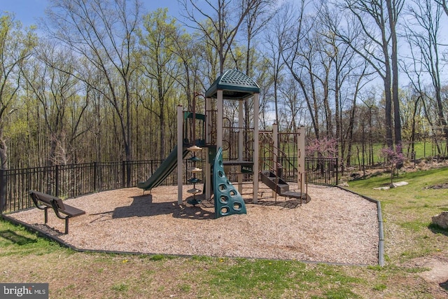 view of community playground