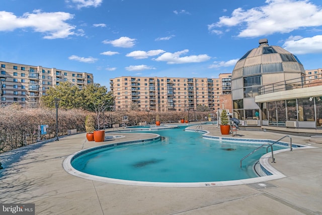 view of community pool