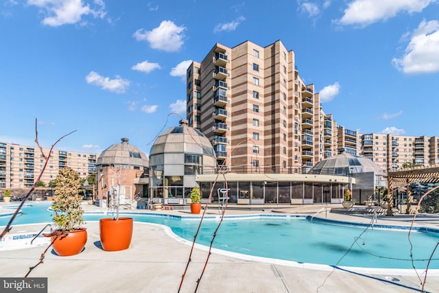 view of community pool