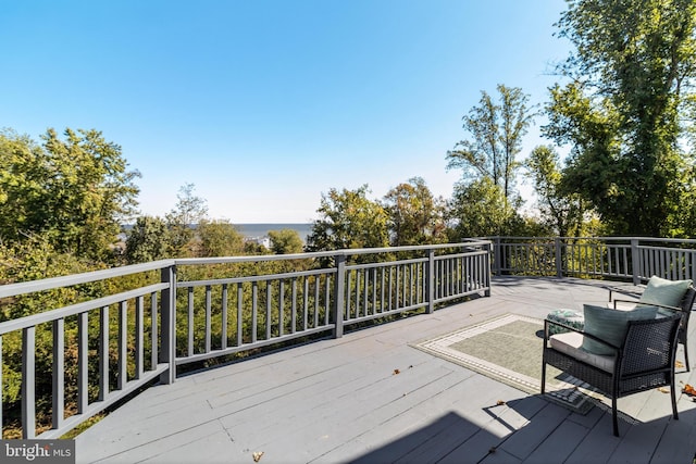 5112 Shore Dr, Huntingtown, MD 20639 - view of deck