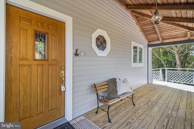 5112 Shore Dr, Huntingtown, MD 20639 - view of exterior entry