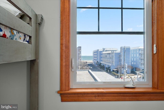 room details with a city view