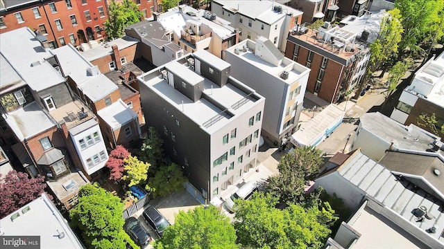 drone / aerial view featuring a residential view