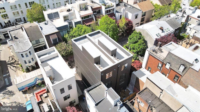 bird's eye view featuring a residential view