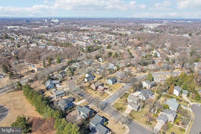 birds eye view of property featuring a residential view