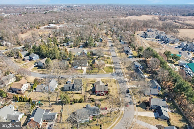 birds eye view of property featuring a residential view