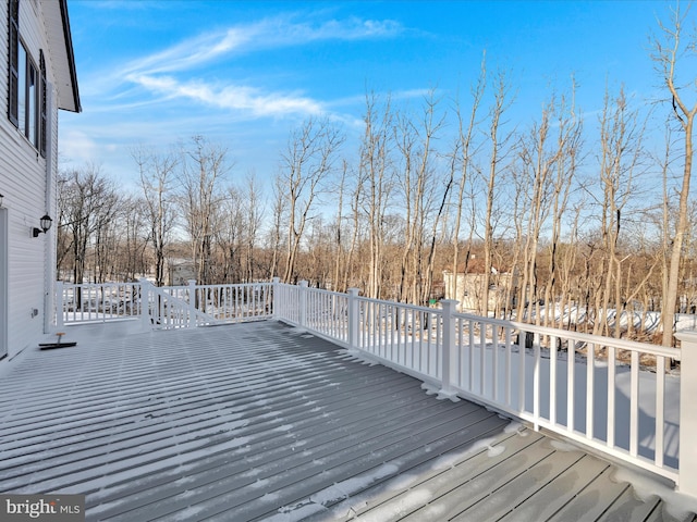 view of deck