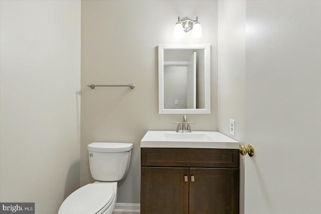 10204 Faire Commons Ct, Burke, VA 22015 - half bathroom with vanity and toilet
