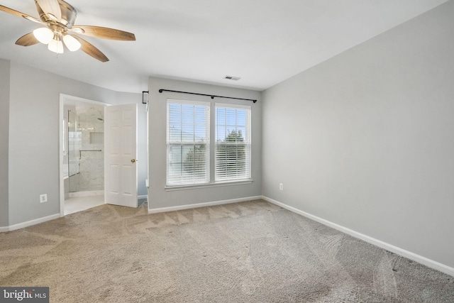 1332 Cranes Bill Way, Woodbridge, VA 22191 - carpeted spare room with baseboards and a ceiling fan