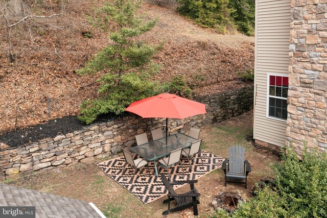 53 S Main St, Stockton, NJ 08559 - view of yard with outdoor dining space and a patio