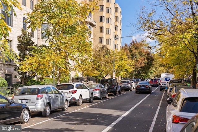 view of car parking