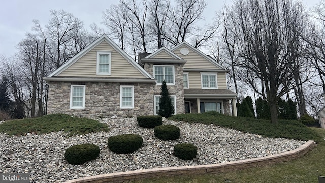 view of traditional-style home