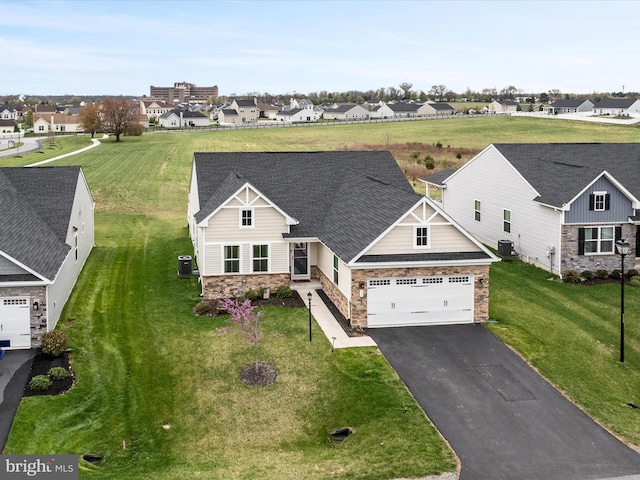birds eye view of property featuring a residential view