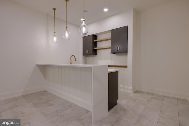 11 Sailfish Dr, Mechanicsburg, PA 17050 - bar area featuring pendant lighting and recessed lighting