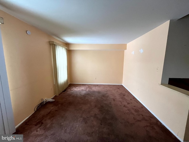 empty room with carpet floors