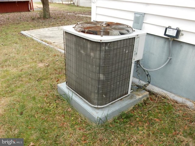 exterior details featuring cooling unit