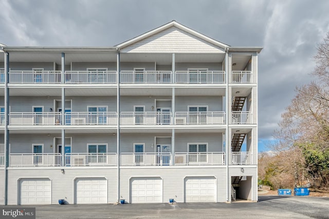 view of building exterior with an attached garage