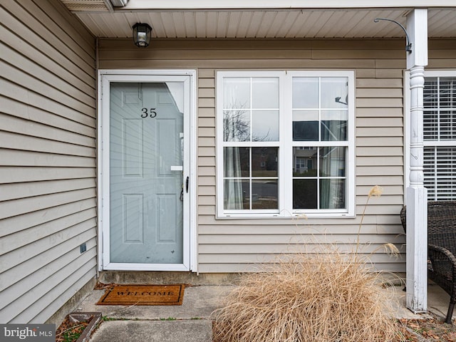 view of entrance to property