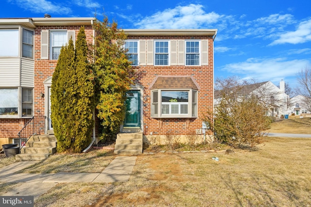 multi unit property with brick siding