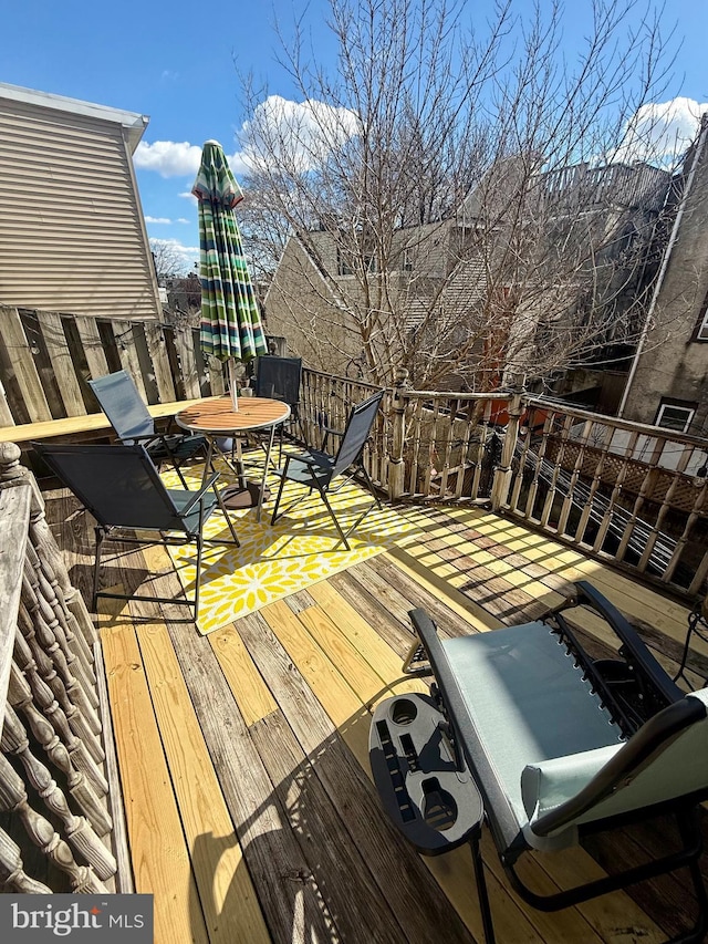 view of deck