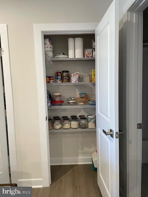 view of pantry